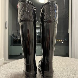Hunter Quilted Tall Rain Boots